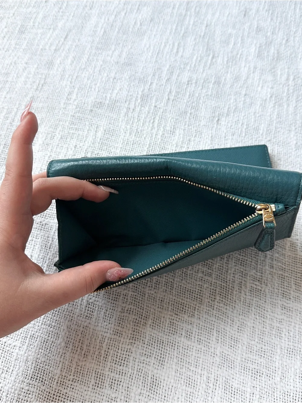 Coach Teal Pebble Blake Carryall Crossbody Purse/Wallet & Dustbag Set 🦚
